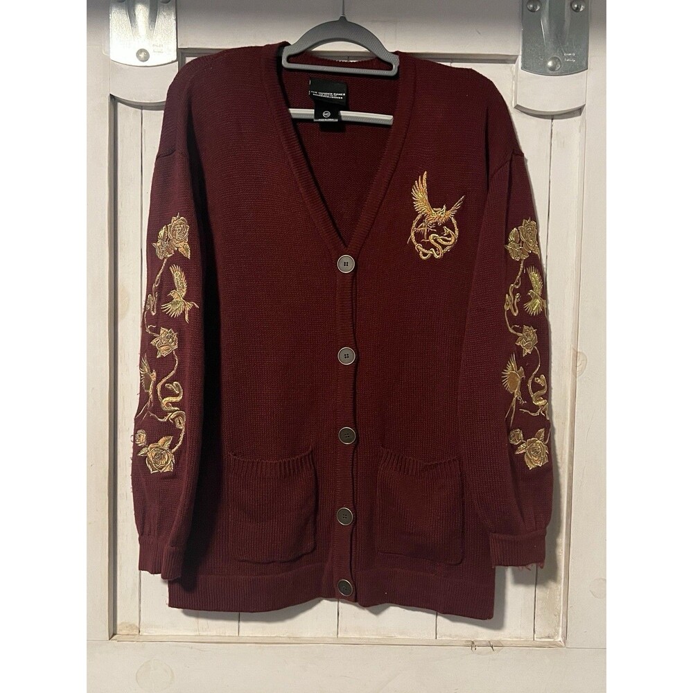 The Hunger Games: The Ballad Of Songbirds & Snakes Embroidered Cardigan Womens M
